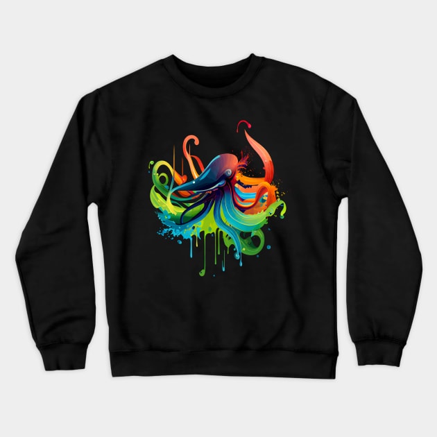 Squid Crewneck Sweatshirt by JH Mart